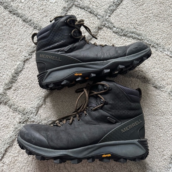 Merrell boots Thermo Glacier Mid Winter waterproof leather vibram sole 8 - Picture 4 of 11